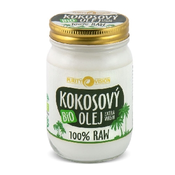 Purity Vision Kokosový olej RAW BIO 370 ml