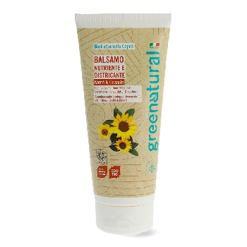 Greenatural Vyživujúci vlasový kondicionér bambucké maslo a slnečnicový olej BIO 200 ml
