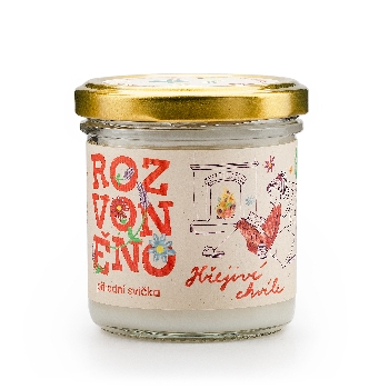 Rozvoněno Vonná svíčka Hřejivé chvíle 130 ml