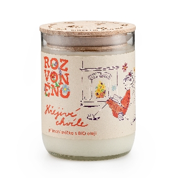 Rozvoněno Vonná svíčka Hřejivé chvíle 300 ml