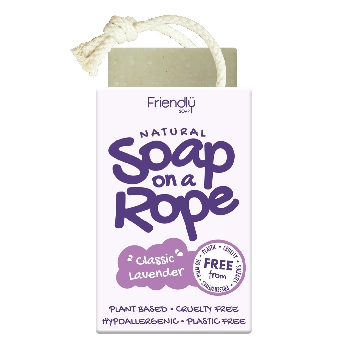 Friendly Soap přírodní mýdlo levandule na šnůrce 125 g