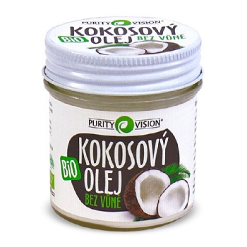 Purity Vision Kokosový olej bez vůně BIO 120 ml
