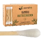 Pandoo Bambusové vatové tyčinky do uší s bio bavlnou 200 ks