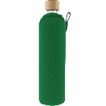 Drink it Sklenená fľaša s neoprénovým obalom Asketa Zelenej 500ml