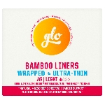 GLO Ultra tenké inkontinenčné slipové vložky z bio bambusu Light 16 ks