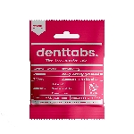 DENTTABS prírodná detská zubná pasta v tabletách s fluoridom jahoda 125 ks
