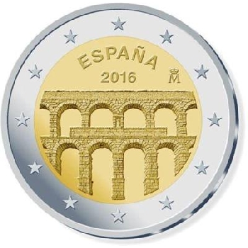 2 euro sběratelské Španělsko 2016 UNC