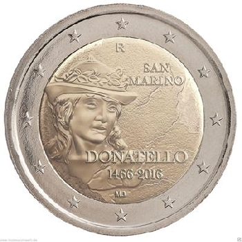 2 euro sběratelské San Marino 2016 Donatello UNC
