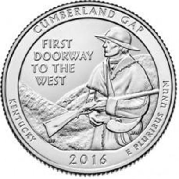 Quarter 25 cent 2016 S Cumberland