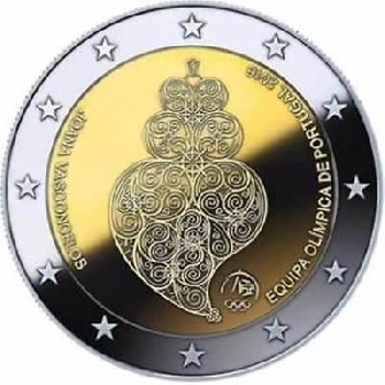2 euro sběratelské Portugalsko 2016 Olympiáda UNC