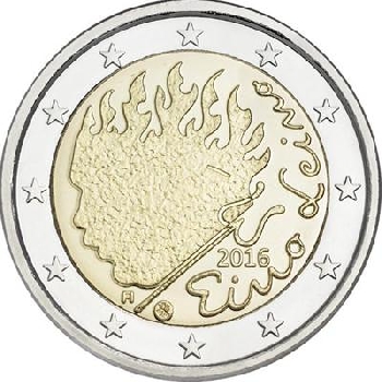 2 euro sběratelské Finsko 2016 Leino UNC