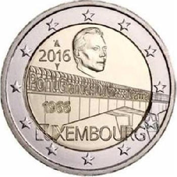 2 euro sběratelské Lucembursko 2016 UNC