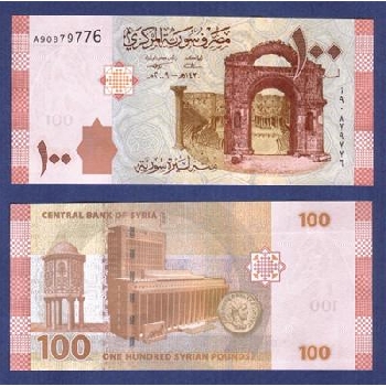 bankovka 100 Syrských liber 2009