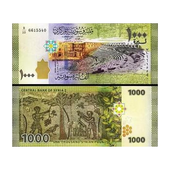 bankovka 1000 Syrských liber 2009