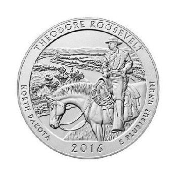 Quarter 25 cent 2016 D Theodore Roosevelt 