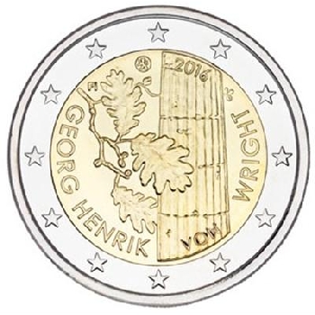 2 euro sběratelské Finsko 2016 Wright UNC