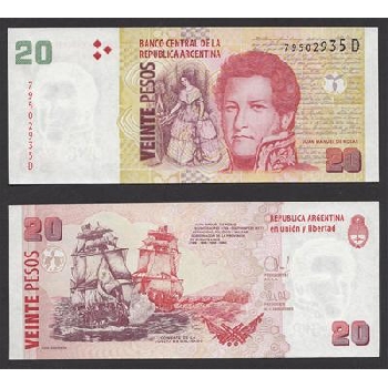 bankovka 20 pesos