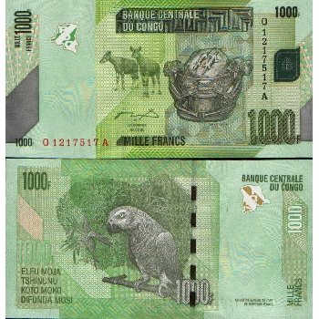 bankovka 1000 Konžských franků