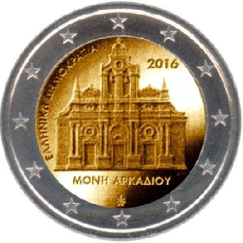 2 euro sběratelské Řecko 2016 Arkadi UNC
