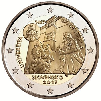 2 euro sběratelské Slovensko 2017 UNC