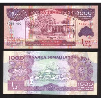 Bankovka 1000 Somalilandských šilinků