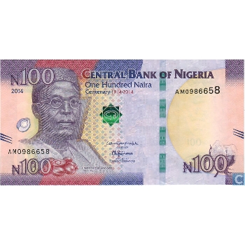Bankovka 100 Nigerijských nair