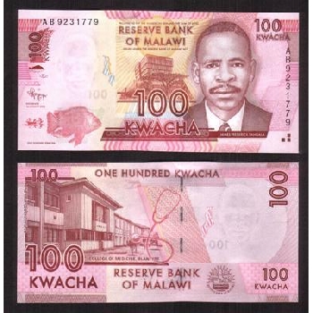 Bankovka 100 Malawijských kvacha