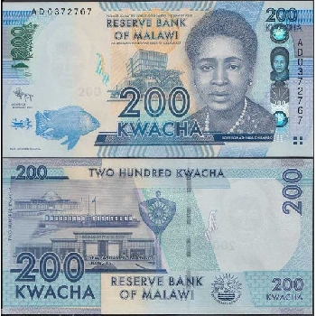 Bankovka 200 Malawijských kvacha