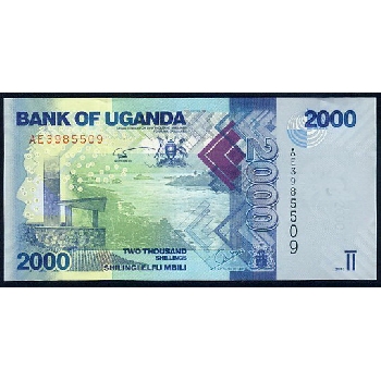 bankovka 2000 Ugandských šilinků