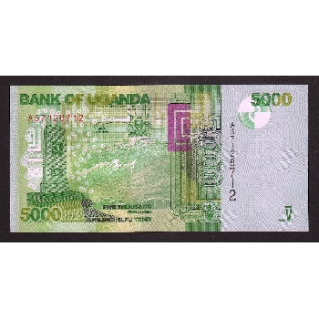 bankovka 5000 Ugandských šilinků