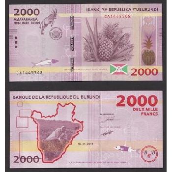 bankovka 2000 Burundských franků