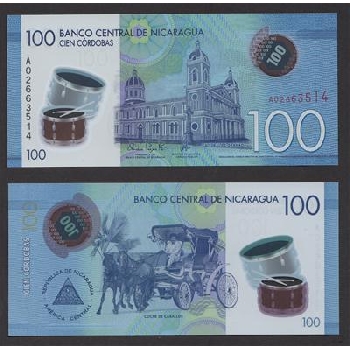 bankovka 100 Nikaragujských córdob