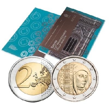 2 euro sběratelské San Marino 2017 Giotto BU