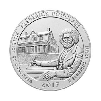 Quarter 25 cent 2017 P Frederick Douglass