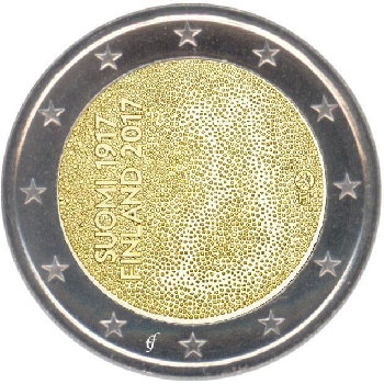 2 euro sběratelské Finsko 2017 Nezávislost UNC