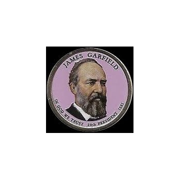 USA 1 dolar 2011 James A Garfield COLOR