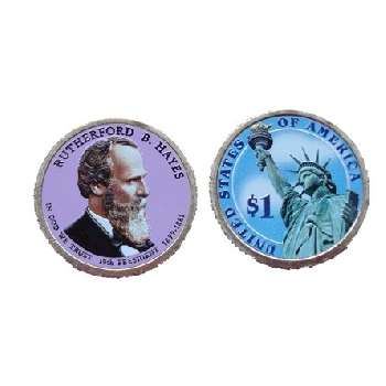 USA 1 dolar 2011 Rutherford B Hayes COLOR