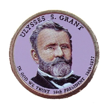 USA 1 dolar 2011 Ulysses S Grant COLOR