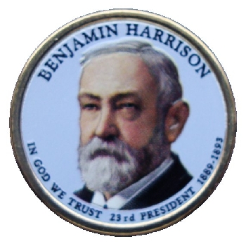 USA 1 dolar 2012 B Harrison COLOR
