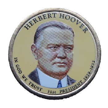 USA 1 dolar 2014 Herbert Hoover COLOR
