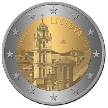 2 euro sběratelské Litva 2017 UNC