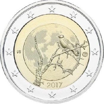 2 euro sběratelské Finsko 2017 Příroda UNC
