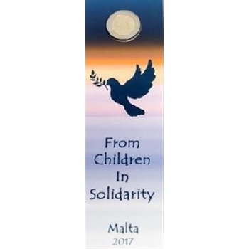 2 euro sběratelské Malta 2017 Solidarita BU F