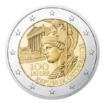 2 euro sběratelské Rakousko 2018 UNC