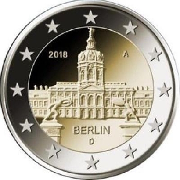 2 euro sběratelské Německo 2018 Berlín UNC