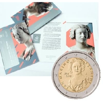 2 euro sběratelské San Marino 2018 Bernini BU