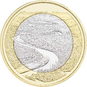 5 euro Finsko 2018 Oulankajoki