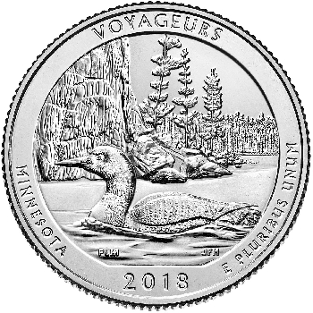 Quarter 25 cent 2018 S Cumberland Island