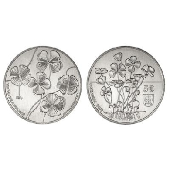 5 euro Portugalsko 2018 Čtyřlístek