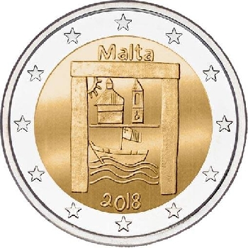 2 euro sběratelské Malta 2018 Kultura UNC